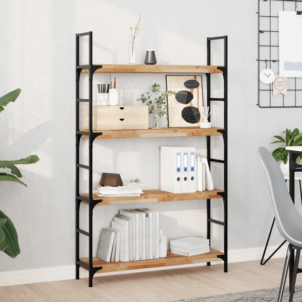 Floating Shelf 100x20x4 Cm Solid Acacia Wood Oil Treated