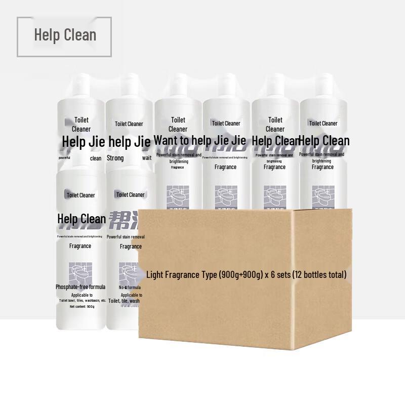 Fresh Scent Toilet Bowl Cleaner 12 Bottles (6 Sets) Bulk Case