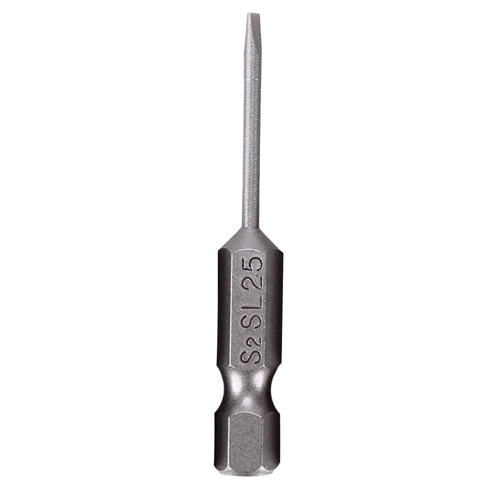 1 Stück Schraubendreherbit 2.0-6.0mm Zubehör Schlitzkopf
