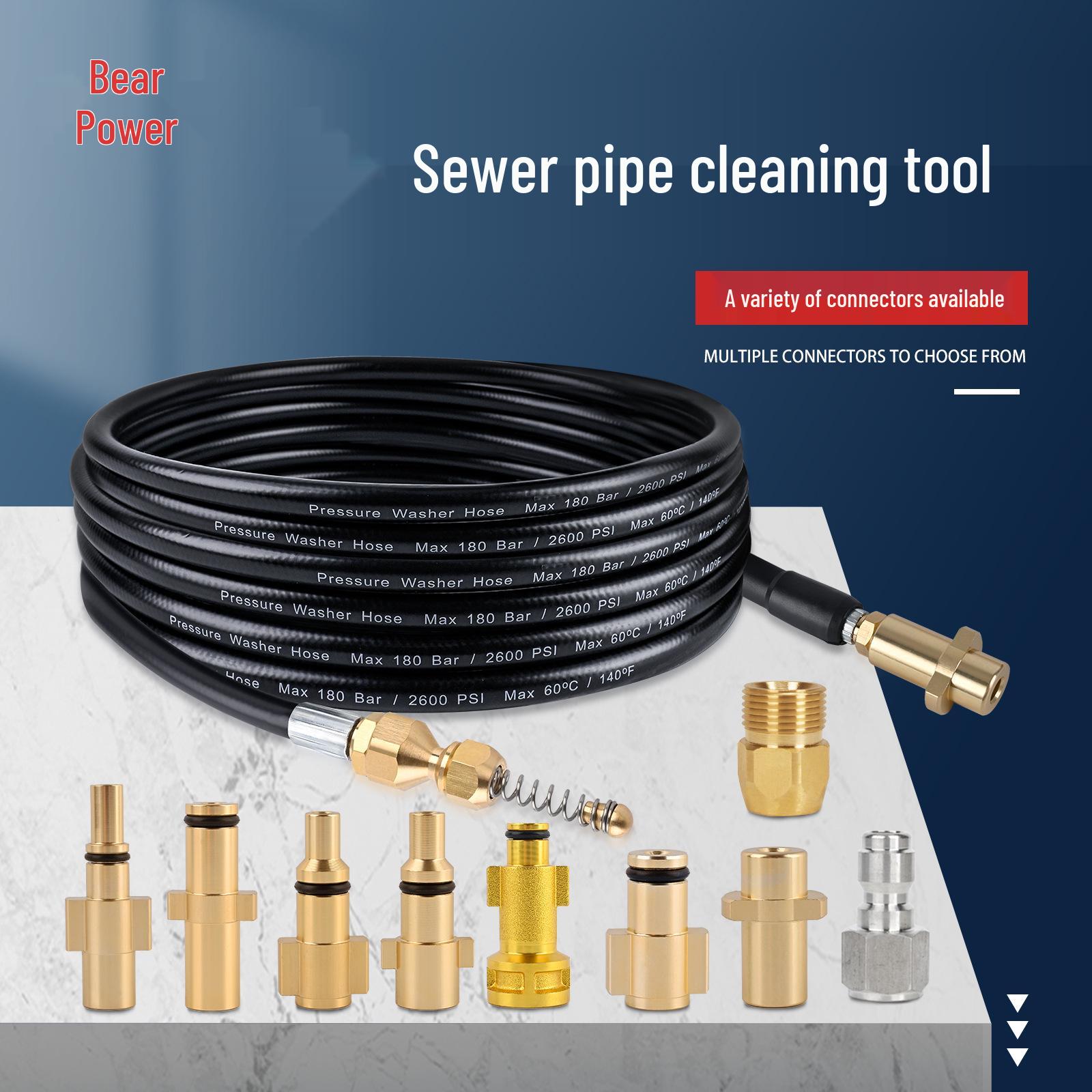 High-Pressure Sewer Drain Jetting Hose Kit