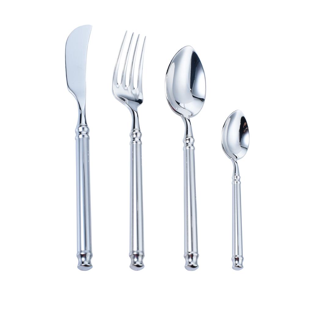 Q6 Roman knife, fork and spoon 304 stainless steel thickened western knife and fork legendary style thick steak knife, fork and spoon set
