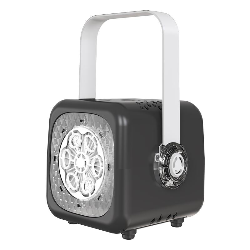 

Детская портативная машина для выдувания пузырей с 6 отверстиями, ультрамаленькая, для игр на открытом воздухе, для взаимодействия родителей и детей, без батареек и мыльного раствора