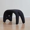 Lower Back Rabbit Short Stool Cashmere Home Entryway Decorative Stool Cute Liquid Cat Makeup Bench Household Furniture