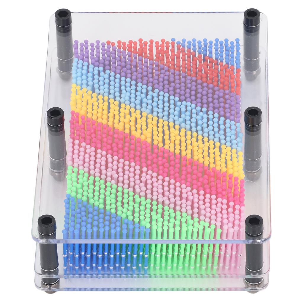 3D Pin Art Board 3D Pin Art Sensory Toy Classic Desktop Novelty Sculpture Impression Needle Art Toy