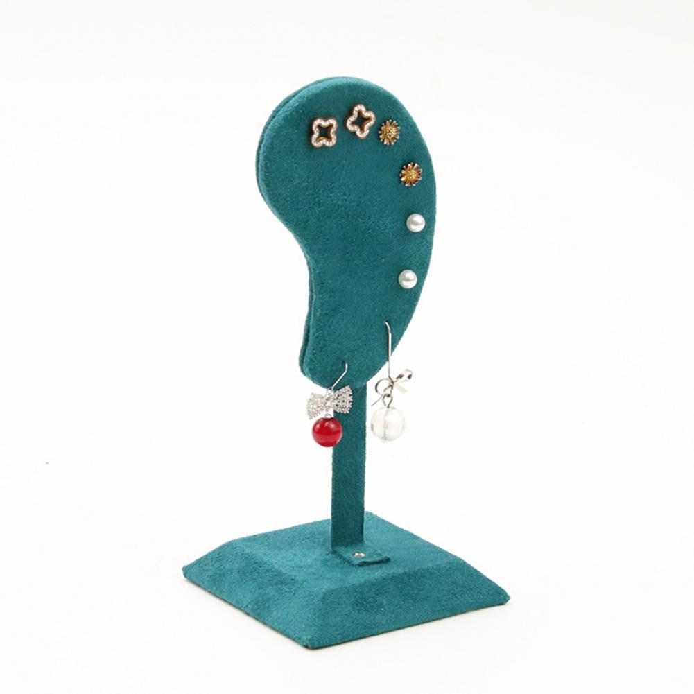 Women Earring Display Stand Muti-purpose Ear-shaped Flannel Earring Holder Organizer Earring Jewelry Packaging & Display
