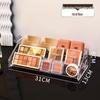 Transparent Multilayer Cosmetic Display Rack for Nail Polish & Eyeshadow - Large Capacity Tiered Organizer
