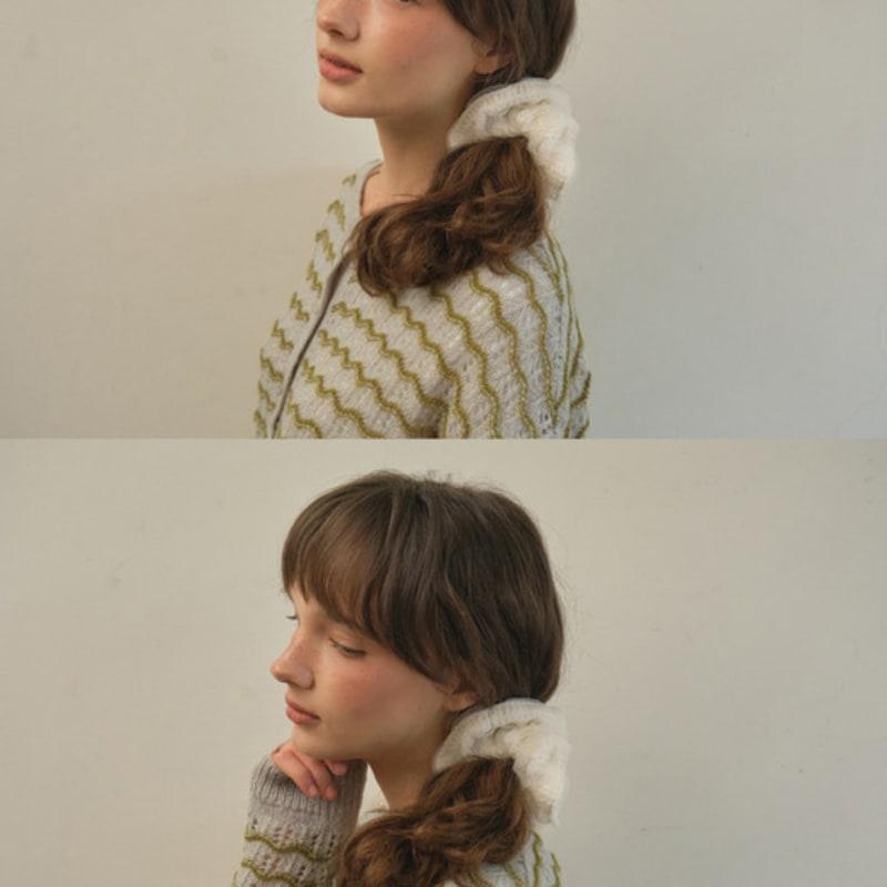 OUR NOSTALGIA Cloud Lace scrunchie_3Color(O25-ACC03)