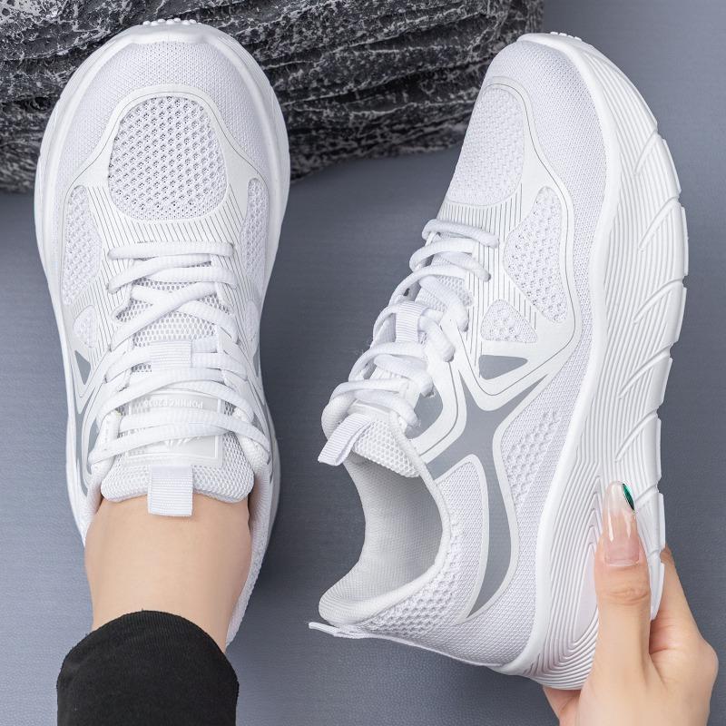 Jinshiyuan | Shoes Women's New Breathable Sports Shoes Platform Single Shoes Heightening Women's Shoes Comfortable and Versatile Casual Shoes
