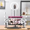 Live Streaming LED Beauty Light with Phone Stand (Desktop)