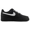 Nike Air Force 1 Coverage Low top Skateboard Shoes Unisex Matte Black Silver CW2288-001(TeamJ-)