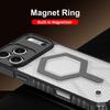 Custodia Magnetica per Telefono con Motivo a Nido d'Ape Per iPhone 17 Pro Max 16 15 14 13 Pro Max Cover Bumper Ibrida TPU+PC Antiurto