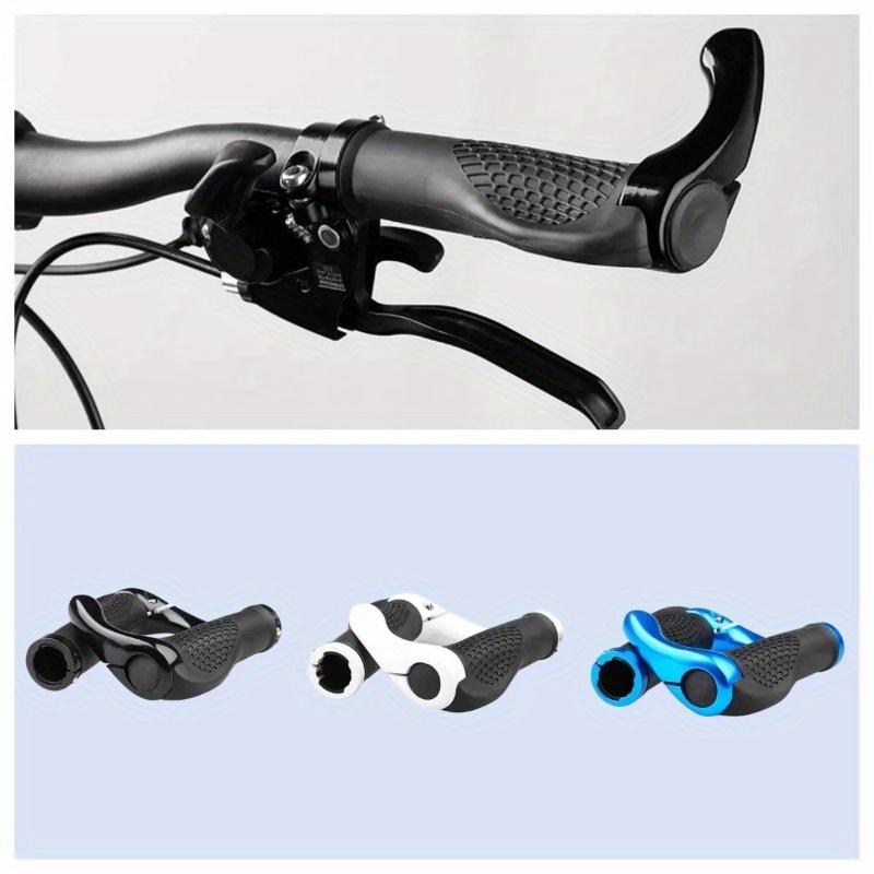 Un Set di Manopole per Manubrio di Bicicletta Progettate per il Comfort, Realizzate in Lega di Alluminio e Gomma, Adatte per Aggiunte per Mountain Bike