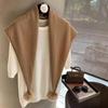 Women S Warm Knit Triangle Scarf With Pom Pom Korean Style Versatile Fashion Scarf