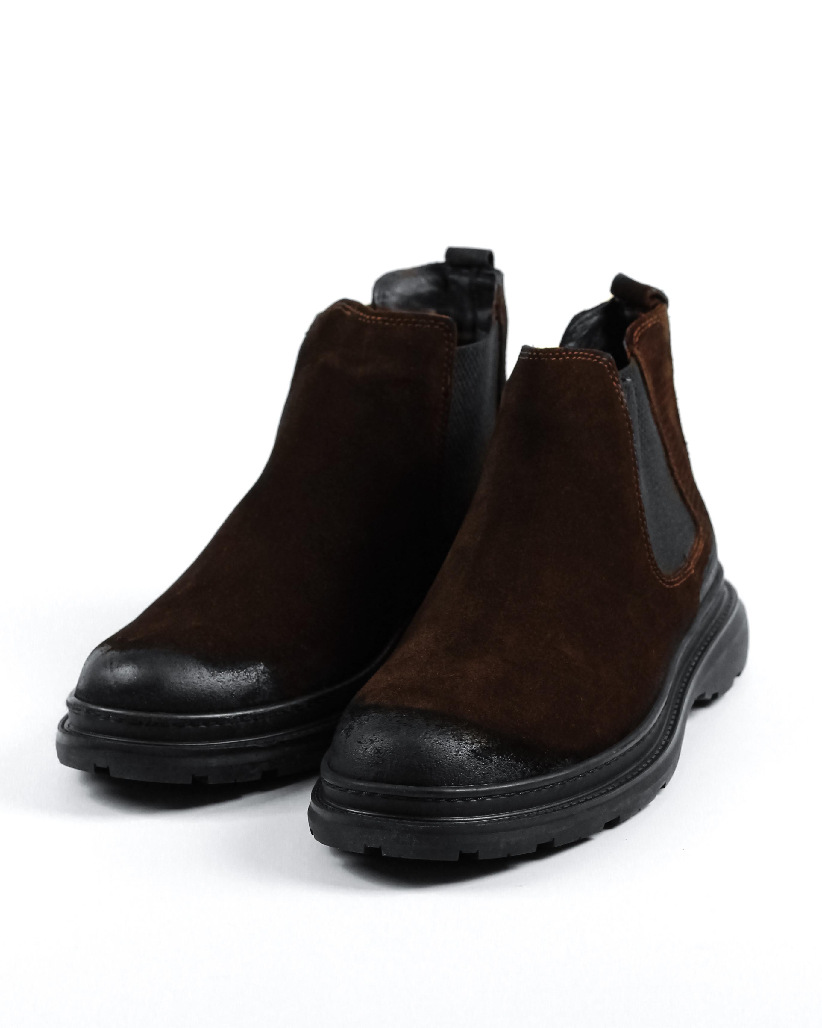 

Черевики Челсі Pandew 66141 40 Коричневі замша 43 коричневий