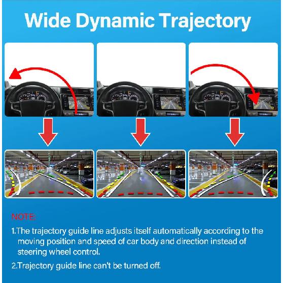175 ° AHD 1080P Trajectory Car Rear View Camera HD For Mercedes Benz W204 W212 W221 S Class Night Vision Reverse Reversing