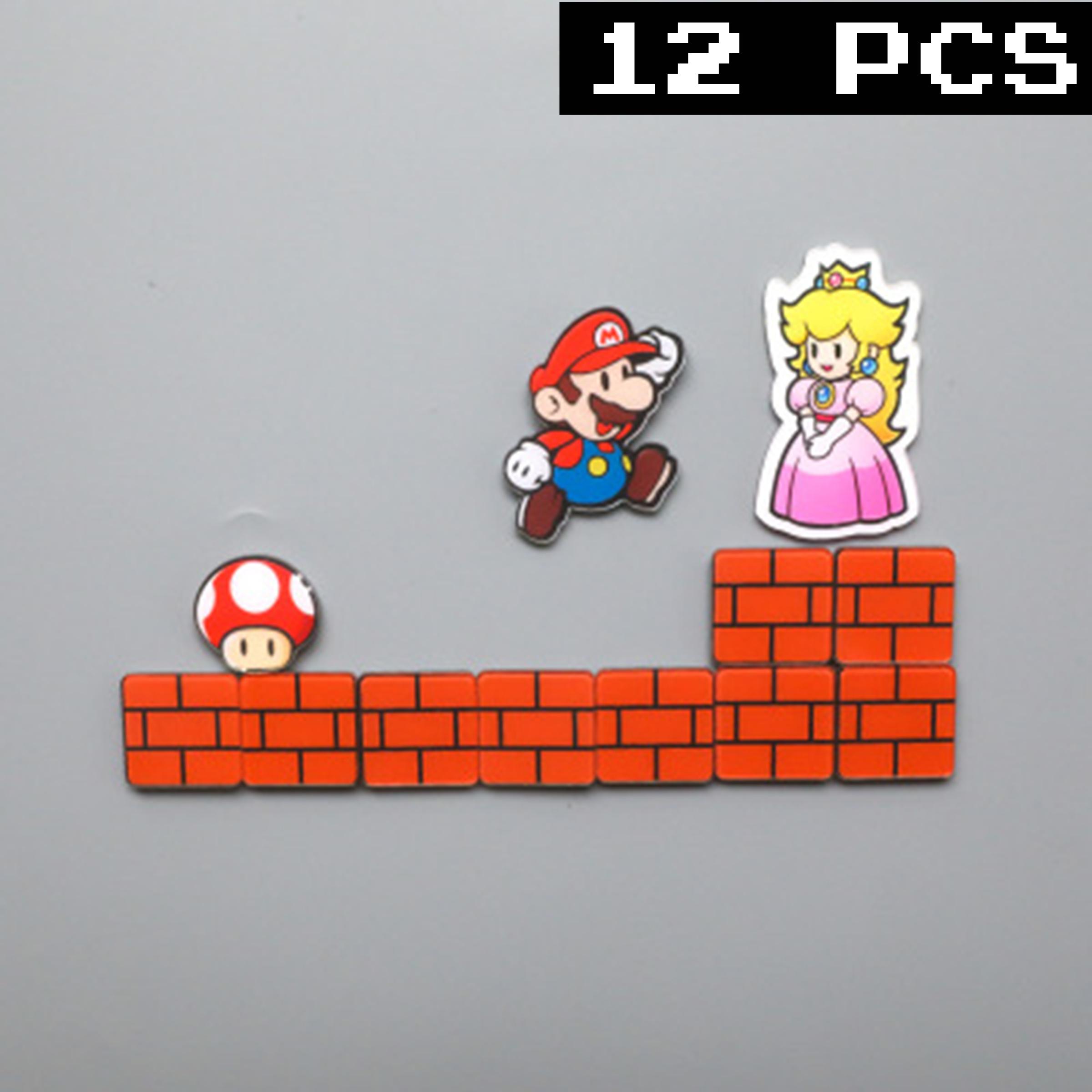 Cartoon Bros Fridge Magnet Home Kitchen Convenience Sticker Anime Photo Message Board Refrigerator Magnetic Stickers Home Dec