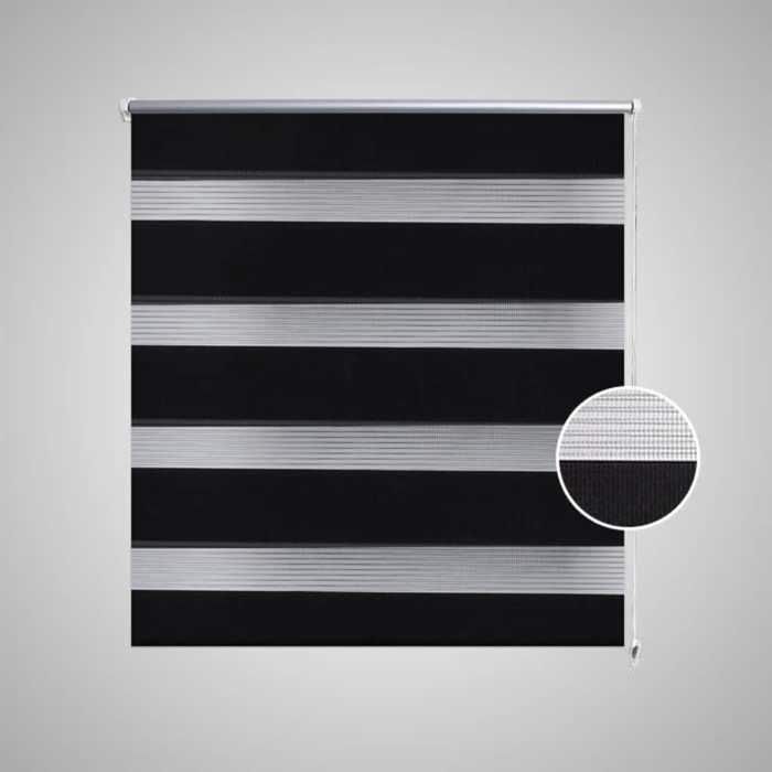 Store enrouleur tamisant 140 x 175 cm noir 240224