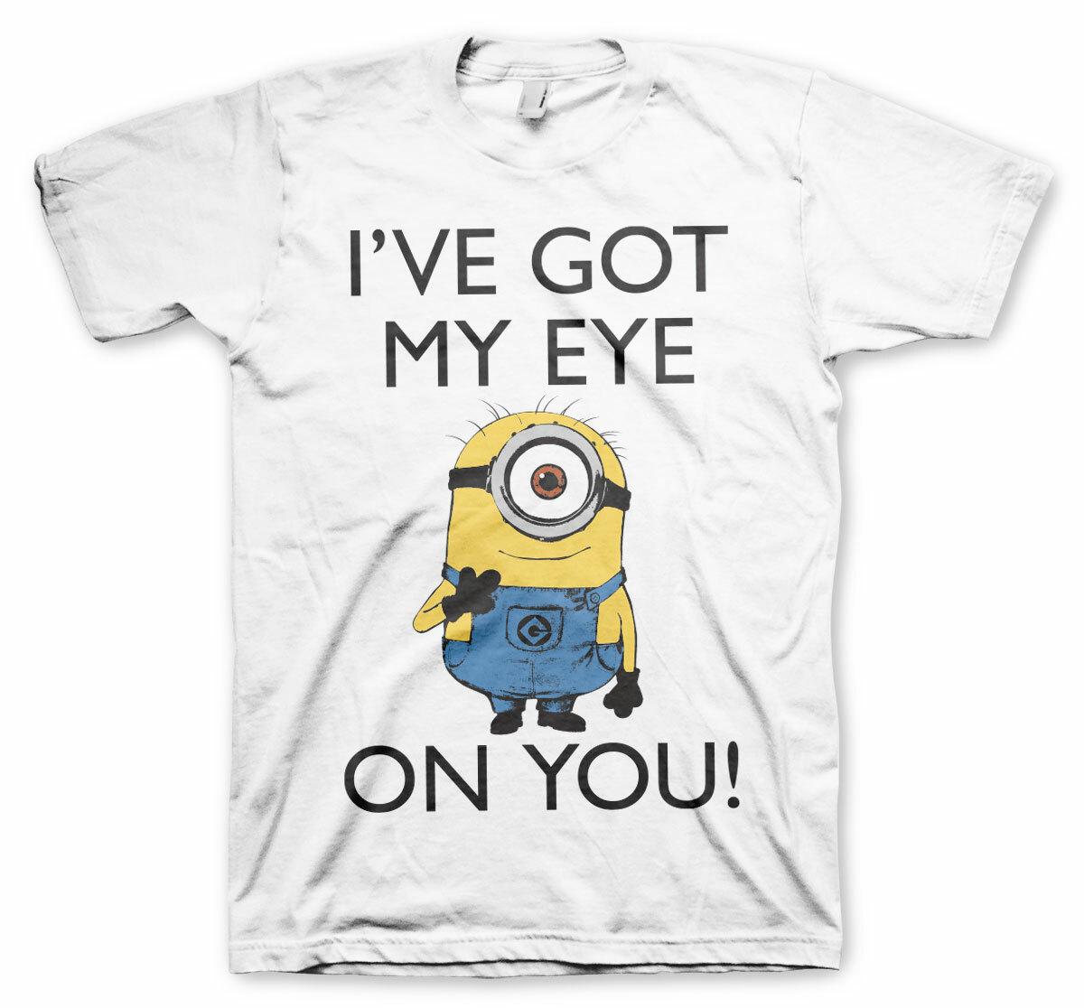 Officially Licensed Minions I Ve Got My Eye On You Men s T-shirt S XXL Size- XL