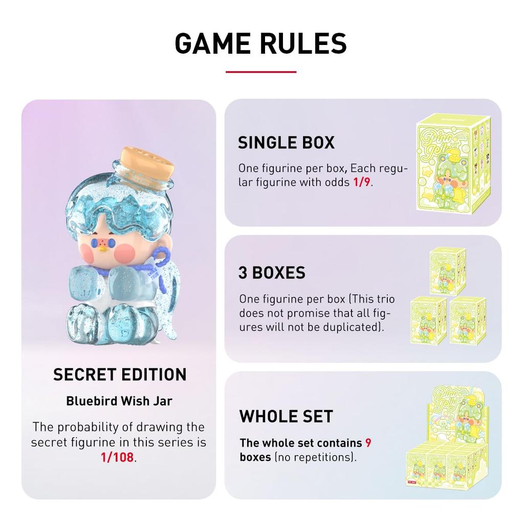 POP MART PINO JELLY In Your Life Series Pop Mart Gachapon Blind Box Figure Plastic Model Premium Toy Soft Vinyl Original Character Birthday Gift [1