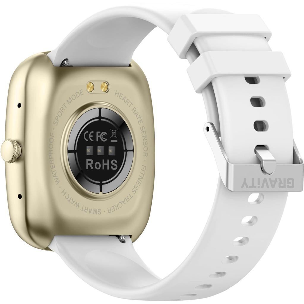 Smartwatch Unisex Gravity Gt18-8 - Rozmowy Bluetooth, Dodatkowy Pasek (Sg036H)