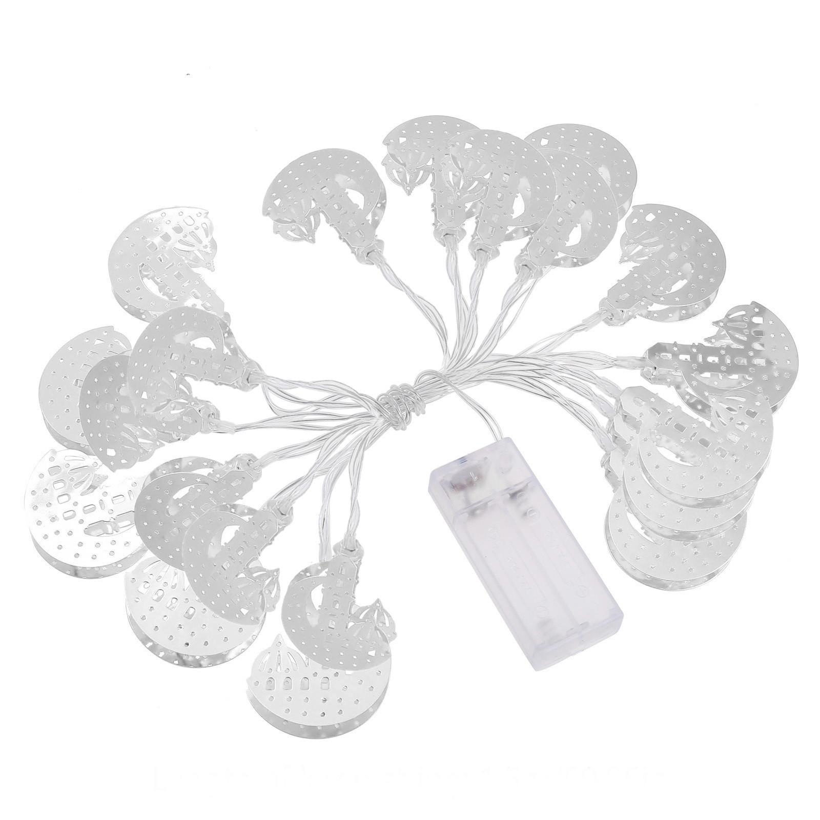 

Лампа в форме луны Рамадан Ид, украшение для домашнего фестиваля, украшения из кованого железа жёлтый