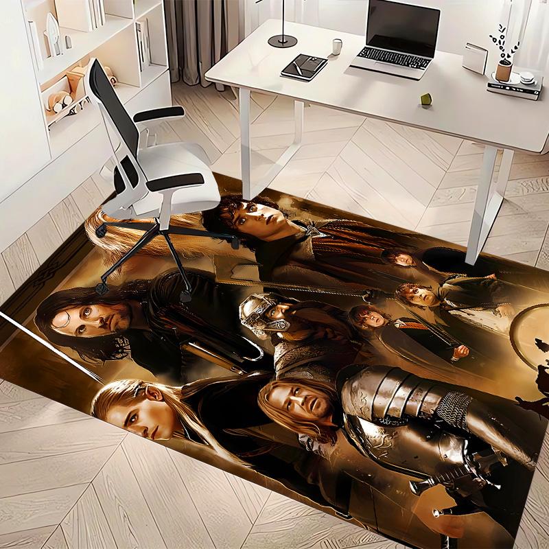 The Lord of the Rings2 Printed Absorbent Washable Carpet, Non-Slip Bathroom Mats, Kitchen Rugs, Yoga Mat,Living Room Entrance, Camping Picnic Rugs