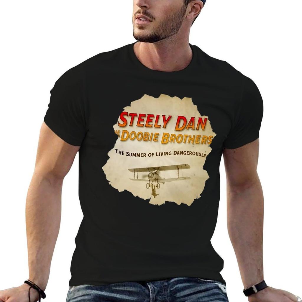 Steely band Dan The Doobie Brothers T-Shirt Anti-Perspiration Workout Top