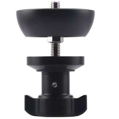 Haoge 75mm Half Ball Bowl Metal Half Ball Flat To Bowl Adapter Convert Video Bowl Tripod and Fluid Head with Screw for Manfrotto Flat Mount Type Fluid