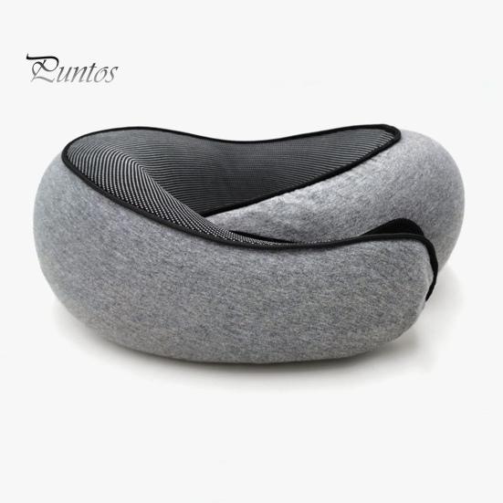Cestovní polštářek na krk z paměťové pěny 360stupňová podpěra Polštář do letadla ve tvaru U s nastavitelným upevňovacím páskem Polštář na nap