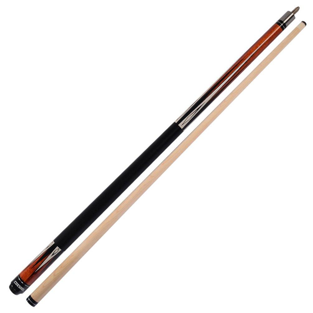 CUESOUL 19oz Jointed Maple Pool Cue Stick Case CSBK006 13mm 58-inch 1/2 +