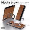 Original Sulada Genuine Leather Magsafe Case For Samsung Galaxy Z Fold8Ultra 7 Ring Holder Bracket Window View Flip Cover