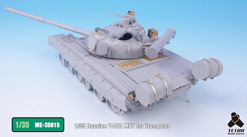 Tetra Model Scale ME Series Russian Tank Plastic Model Parts ME3515 1/35 T-80B (TR)