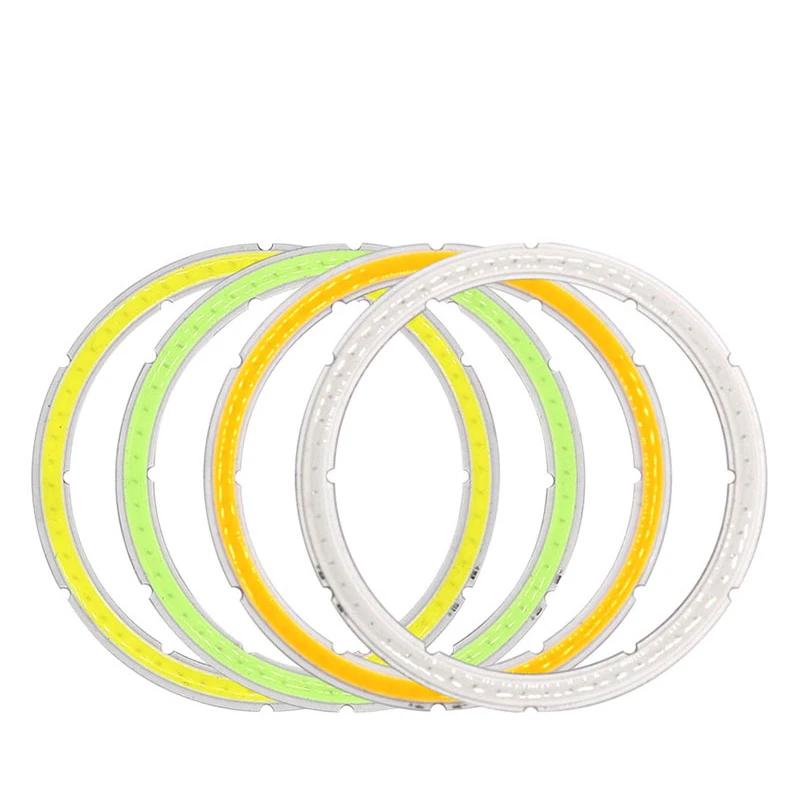 Annual Shape LED COB Angel Eyes DC 12V 24V 25mm-110mm 2.5W-12W COB Chip on Aluminum Board Ring LED Cold Warm White Light Source
