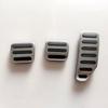 For Isuzu D-MAX 2024  Car Accessory Stainless Steel Brake Accelerator Pedal Non-Slip Sleeve Clutch Wear Pad 2017-