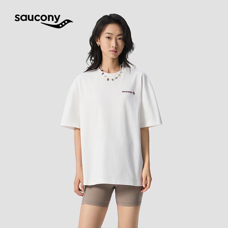 Saucony Unisex Loose Fit Crew Neck Short Sleeve T-Shirt 3XL
