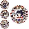 50pcs Bungo Stray Dogs Stickers Reusable Decor For Laptop Trolley Case Graffiti