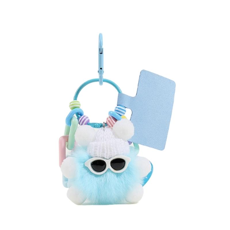 

Unique Plush Coal Bag Decorations Unique Cartoon Coal Dolls Keychains Pendants Delicate Keychains for Girl озеро синий