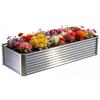Galvanized Raised Garden Bed Kit Outdoor Patio 8x4x2ft Large Rectangular Metal Planter Boxes Deep Root Box Planter for Gardenin