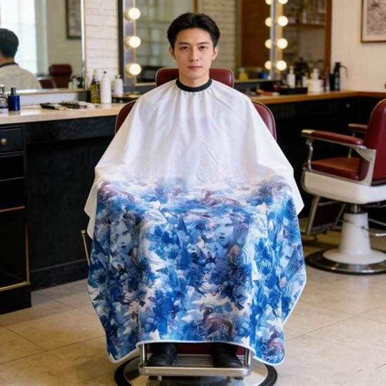 Antihaftbeschichtetes, antistatisches Haarschneideumhang für Erwachsene – Perfekt für Friseursalons, den Heimgebrauch und Friseursalons