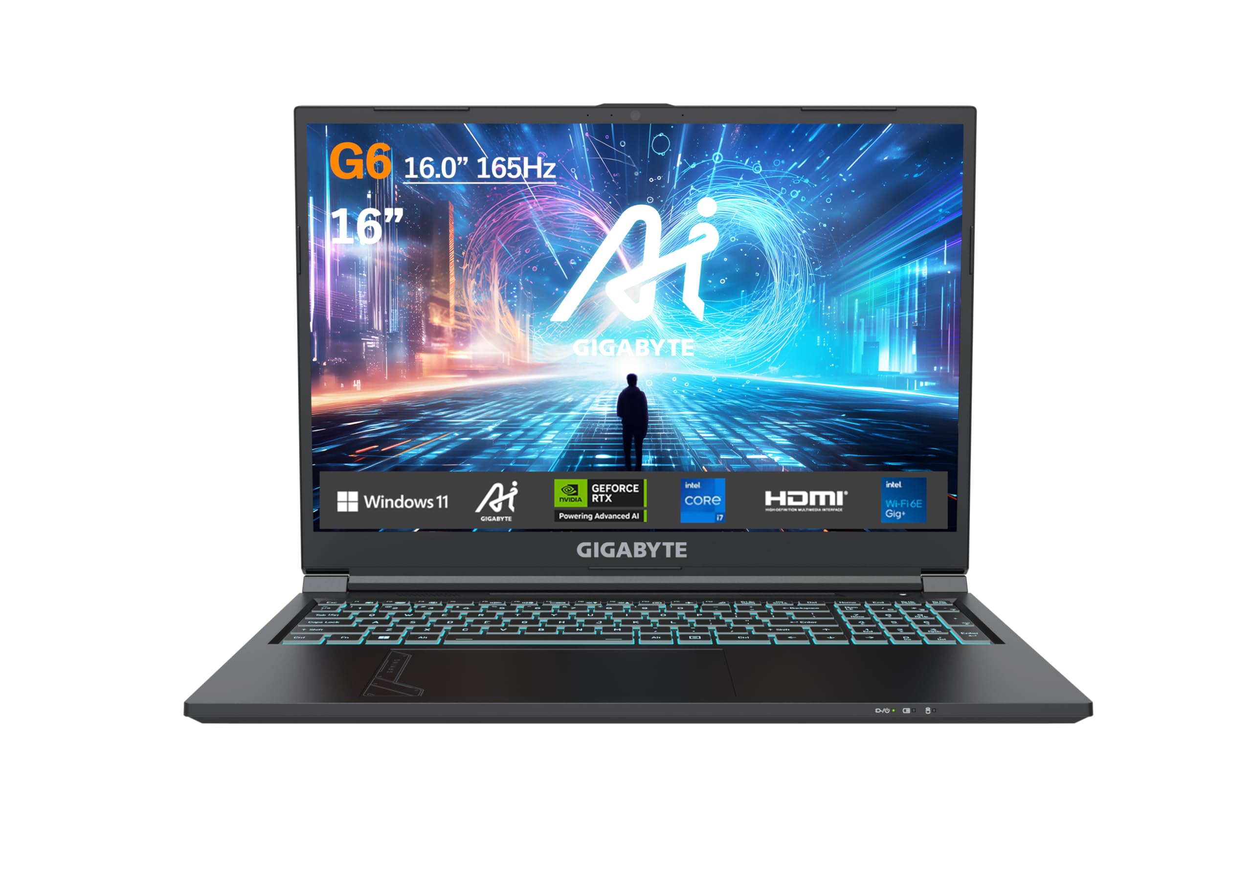 

RTX GIGABYTE G6 Gaming Pro дюймовий RTX 4060 1TB SSD Win 11 [з 4060] ноутбук/Win11 (16 i7-13620H 16G2 Pro) чорний