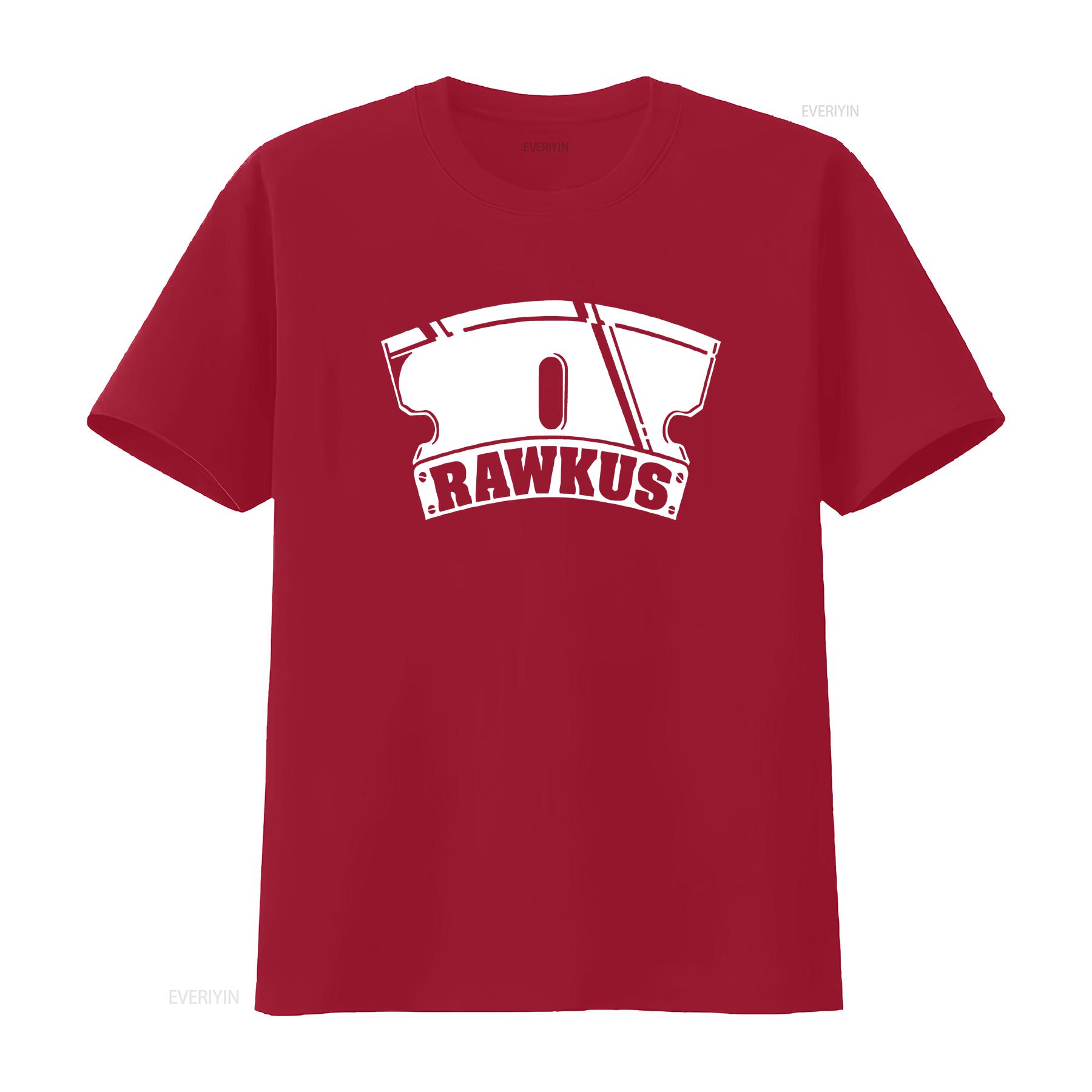 Rawkus Records 1990s Hip Hop Logo T shirt vintage Washed Comfortable homme Unisex Soft fashion Casual streetwear Versatile S