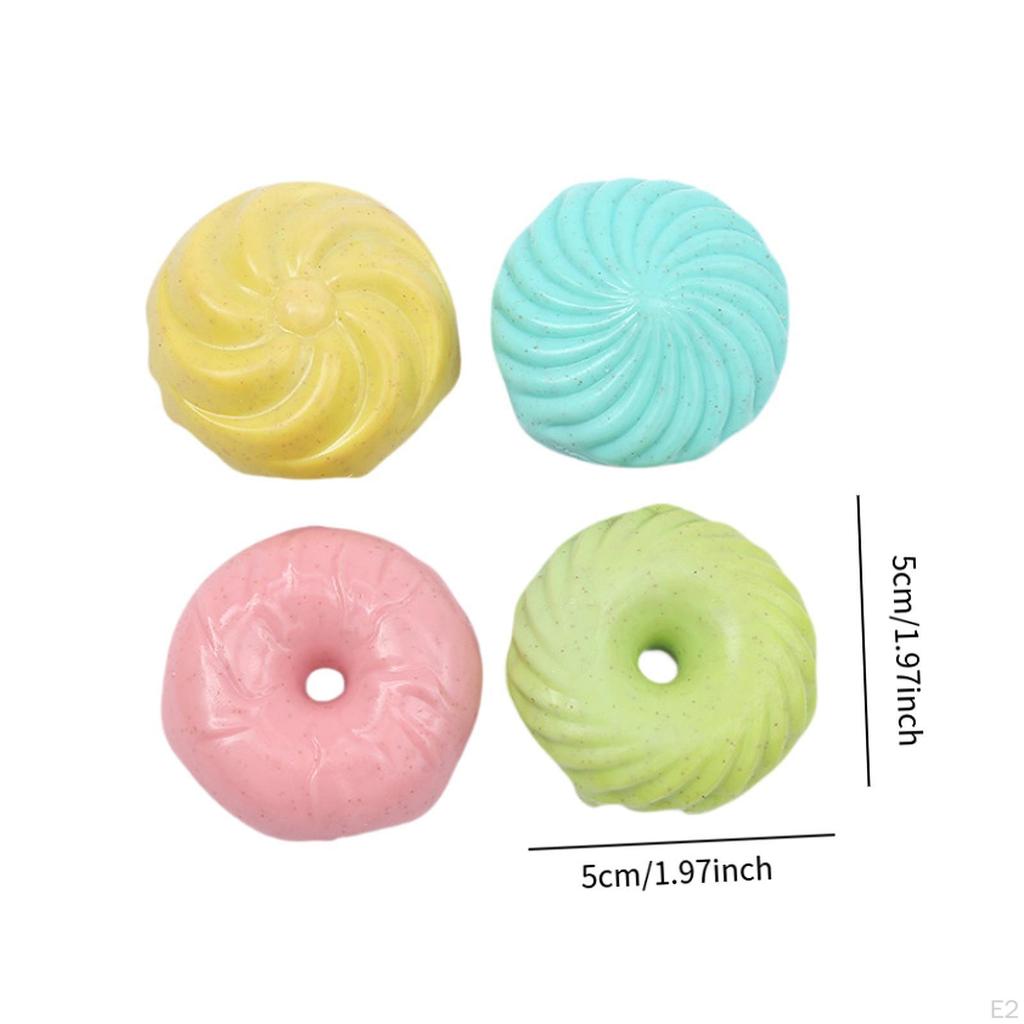 4x Pet Aroma Freshener Cute Air Cleaner Accessories Donut Shape for Wall Kitchen Laundry Bathroom