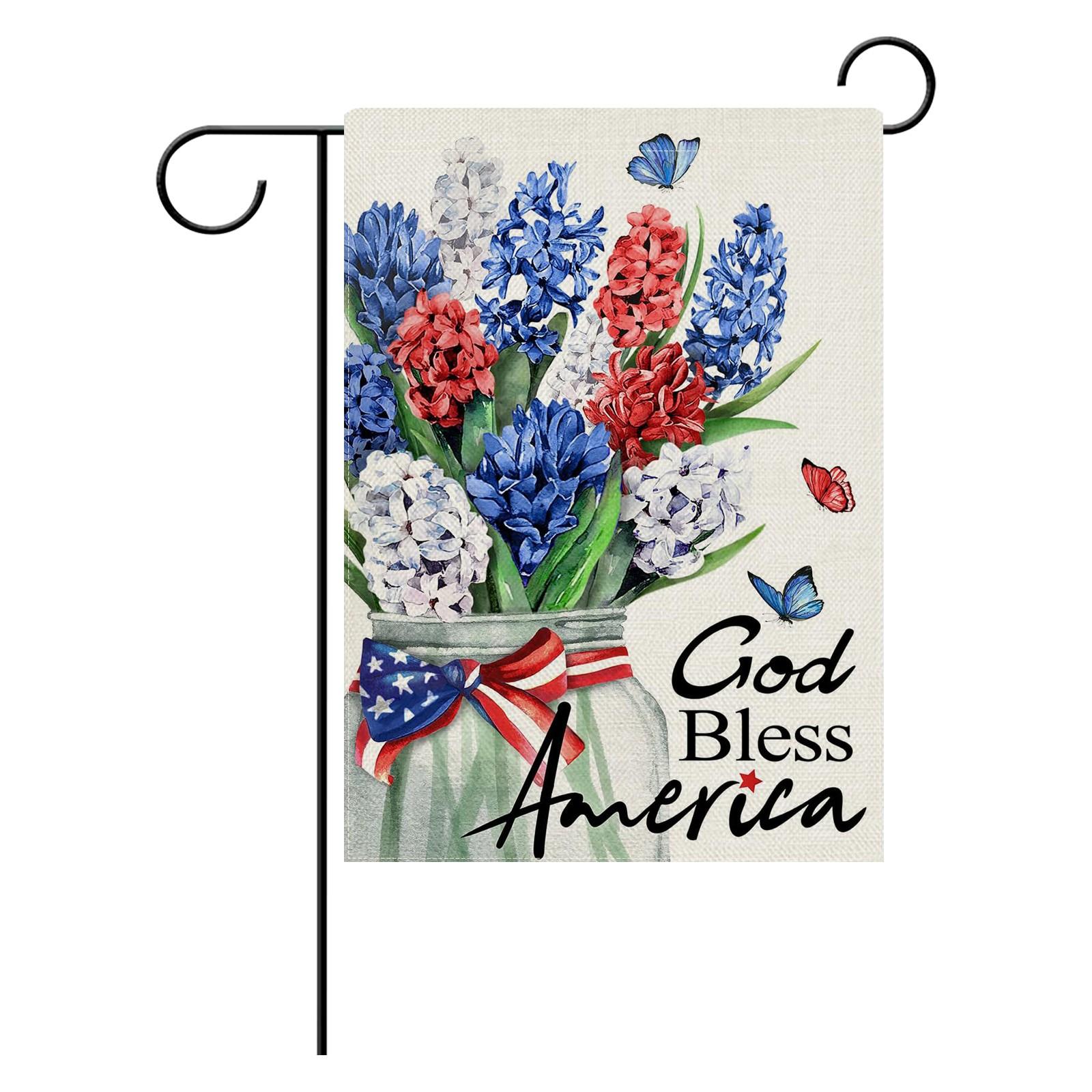 

Садовый флаг 12x18 дюймов двухсторонний для наружного оформления двора One Size