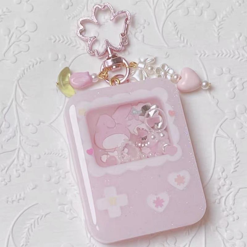 Quicksand Ornaments Silicone Mold Resin Casting Hollow Shaking Cup Mould Keyring Crystal Making Hanging Pendant Jewelry