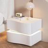 2025 Cream Luxury Bedside Table: Modern, Creative Design for a Stylish Bedroom