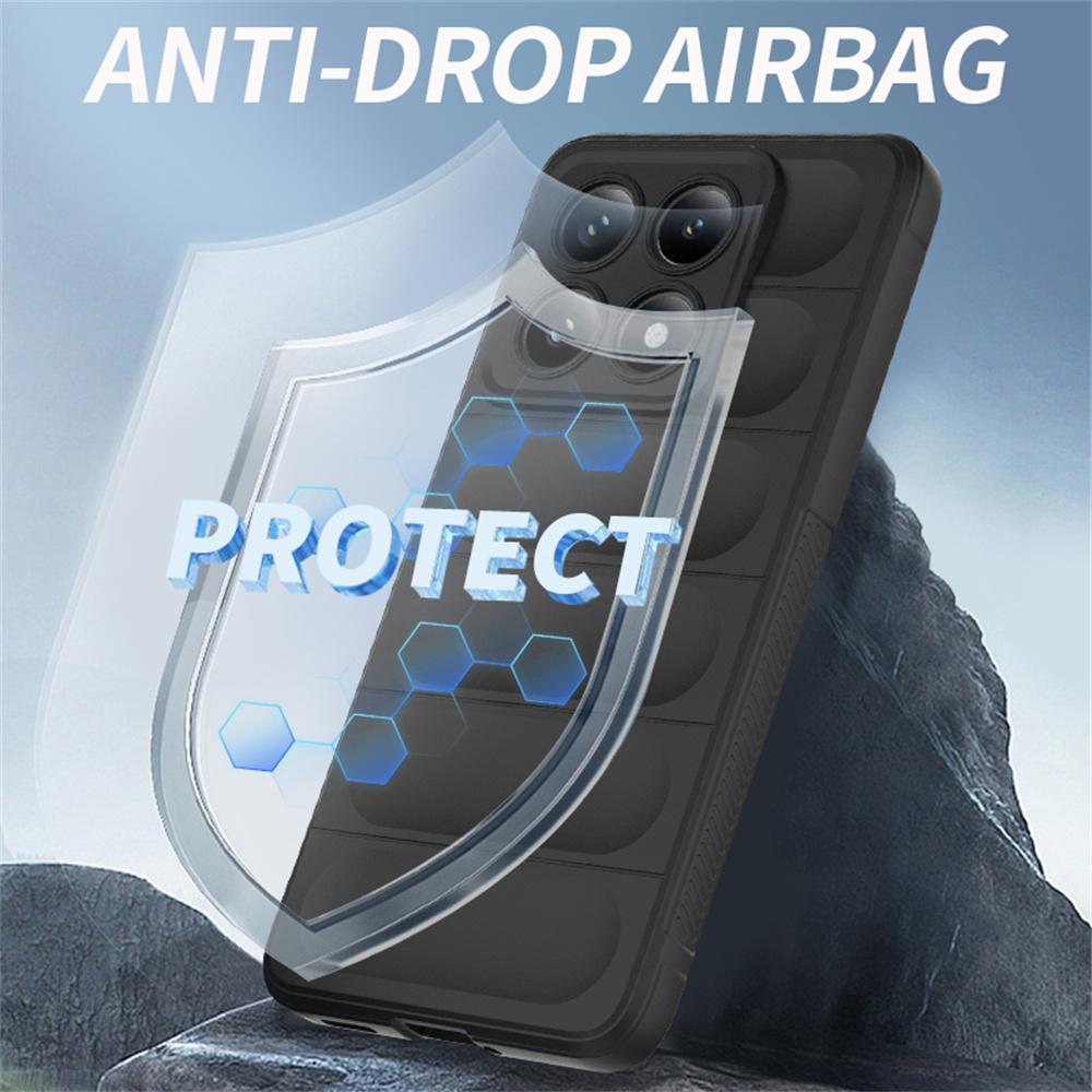 

For Xiaomi 14T Case Anti-Drop Soft TPU Rugged Phone Back Cover Red