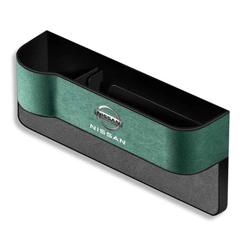 CGEZLH1 Car Seat Gap Box Pocket Seat Crevice Storage Bag For Nissan Qashqai Sylphy Tiida Altima Teana X-Trail Leaf Sentra Accessories
