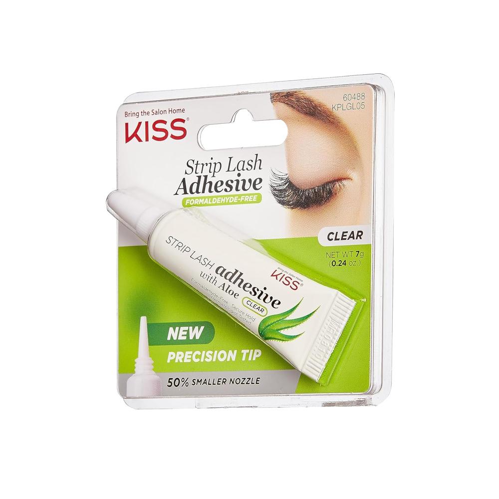 Bezbarwny klej do sztucznych rzęs z aloesem Strip Lash Adhesive KISS 7 g