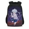 HUNTER × HUNTER Double Layer Backpack Anime Printed Lightweight Kindergarten Primary School Boys and Girls Best Birthday Gift