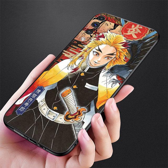Case For Samsung Galaxy Note 20 Ultra 10 Plus 9 8 A50 A10 A40 A70 A20e M13 M52 M31 A52 A51 A13 Phone Cover Demon Slayer Art Capa